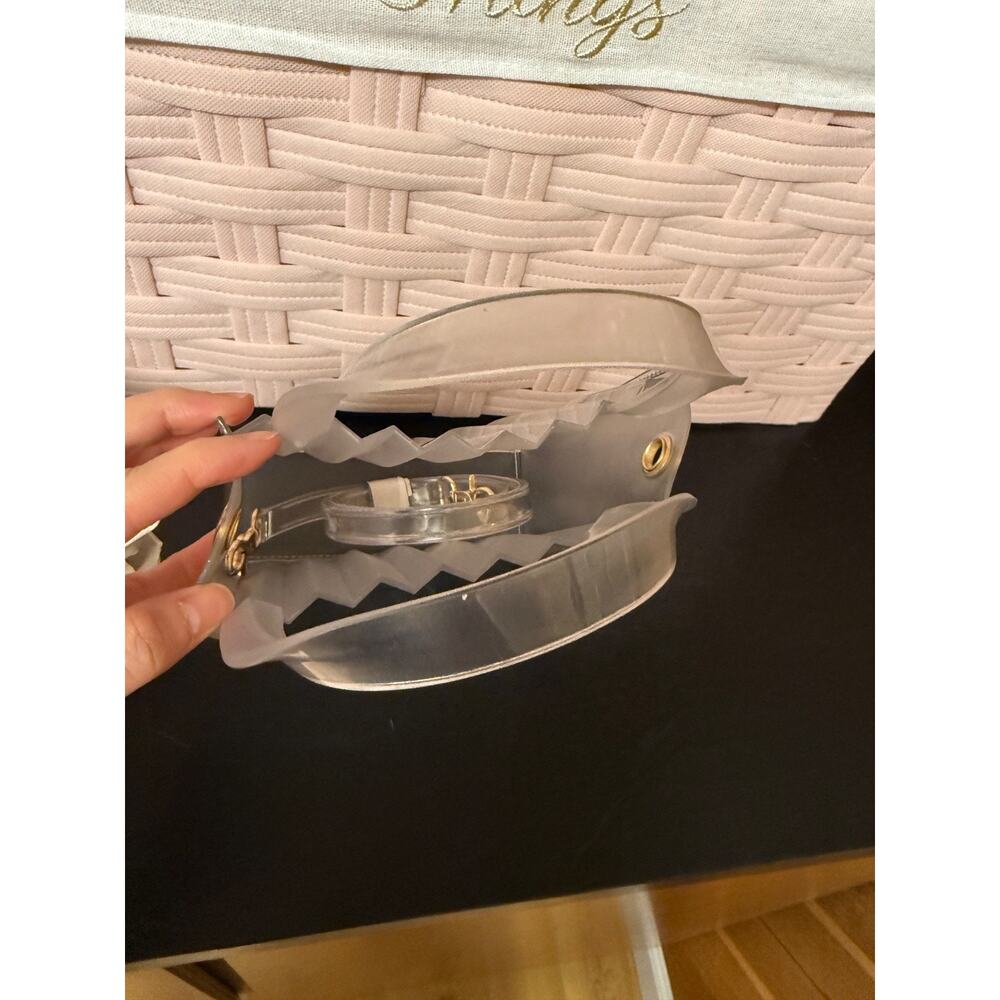 EUC Forever 21 Clear/Matte Cross Body/Top Handle Bag Purse - Picture 9 of 9